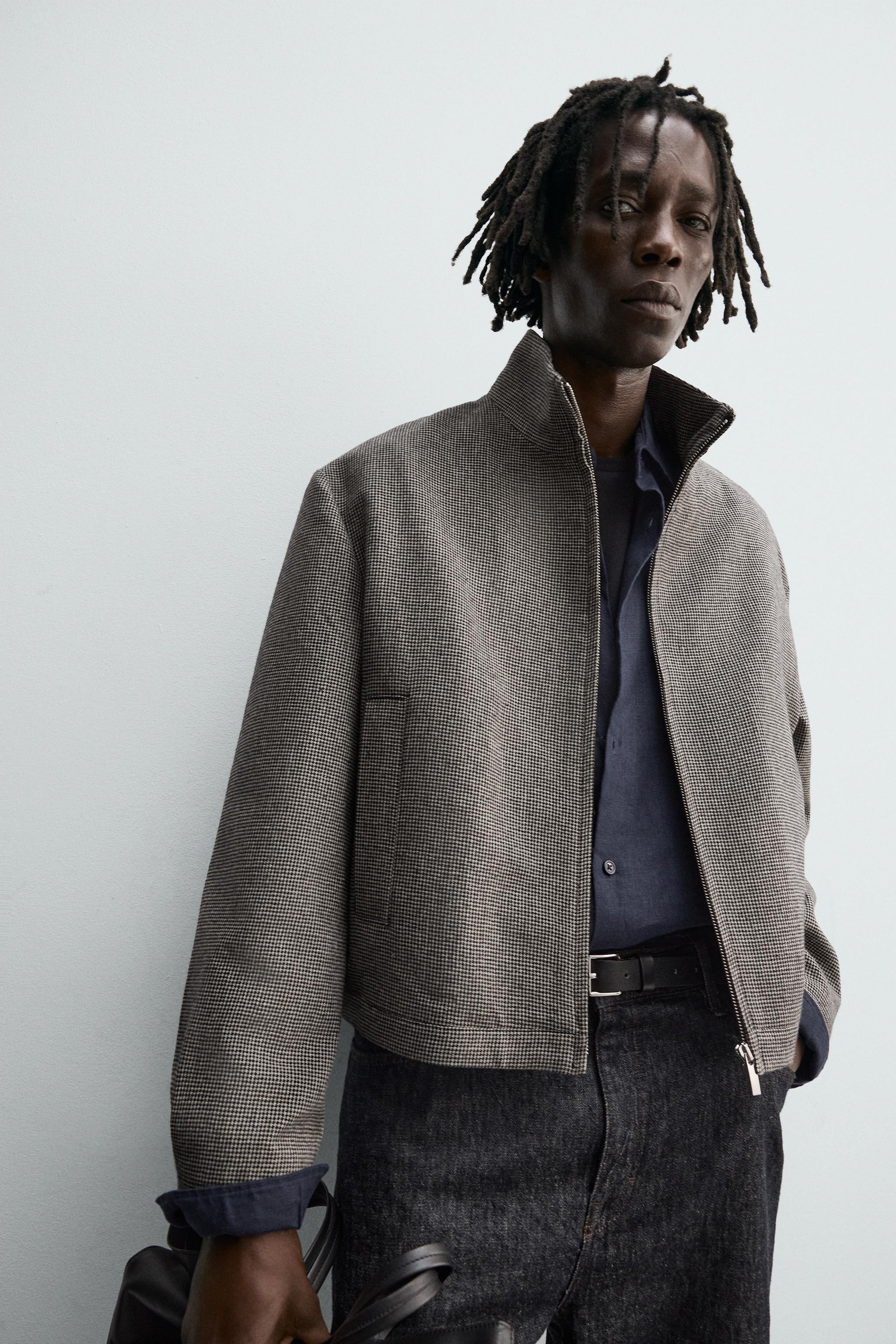 HOUNDSTOOTH OVERSHIRT | Zara US