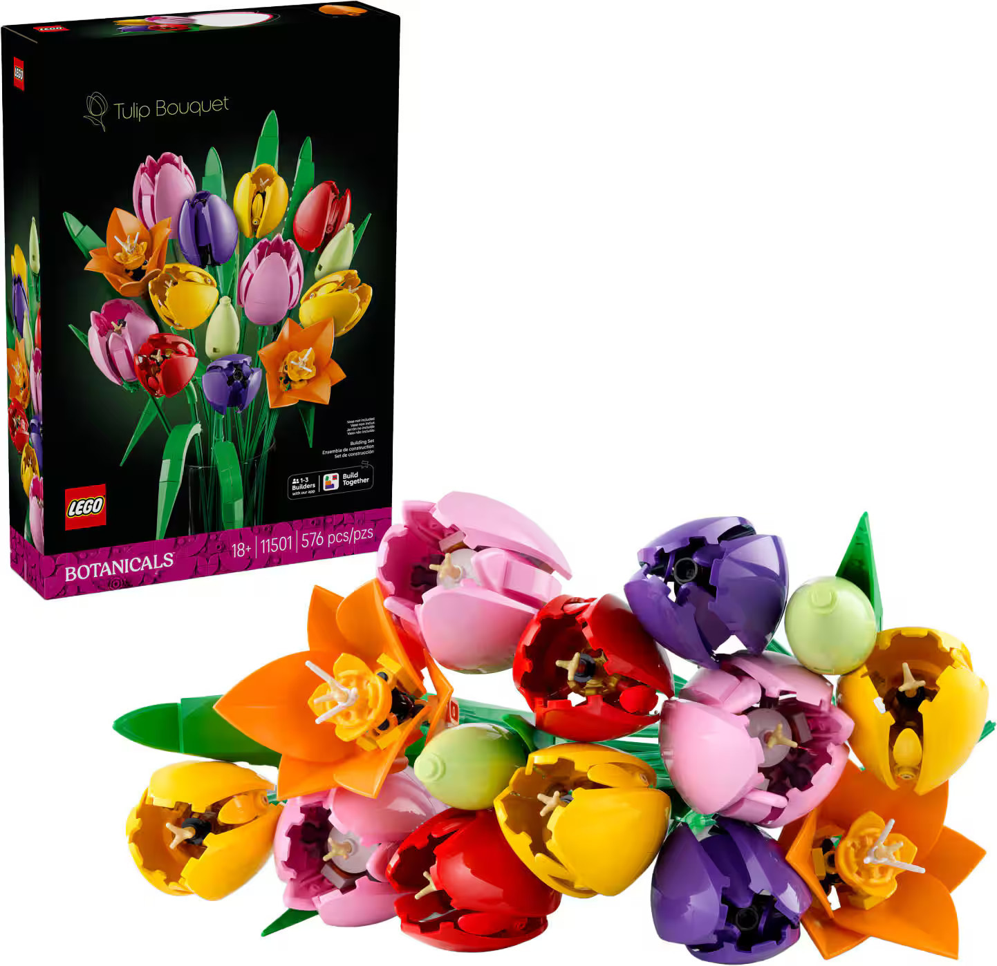 LEGO - Botanicals Tulip Bouquet Flower Decor 11501 | Best Buy U.S.