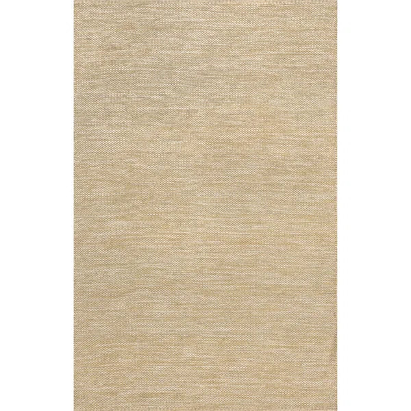 Parnell Farmhouse Handmade Cotton Beige Rug | Wayfair North America