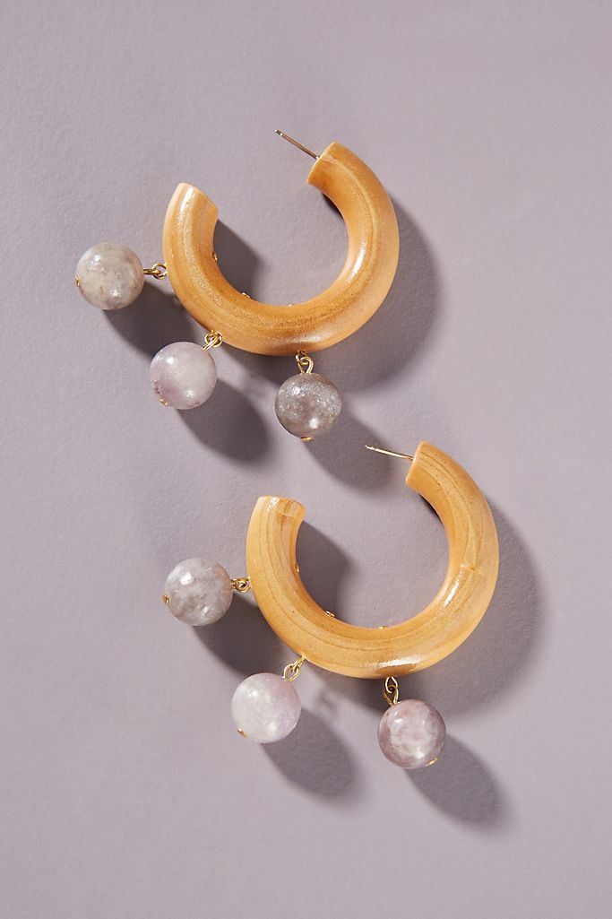 Sophie Monet Tambourine Hoop Earrings | Anthropologie (US)