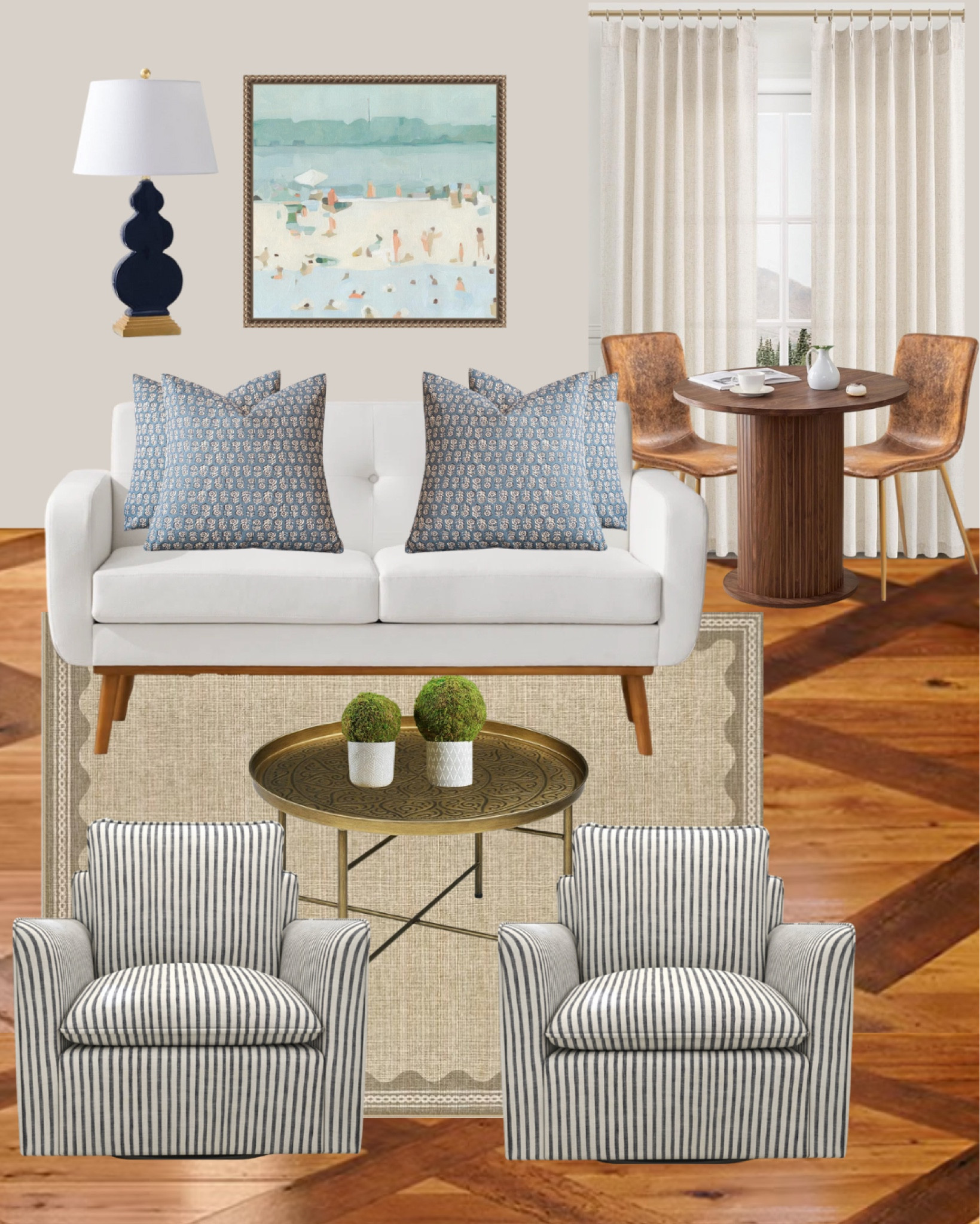 Multipurpose living and family room space all for under $1,400 and in time for the holidays! 

#LTKhome #LTKfindsunder100 #LTKfindsunder50