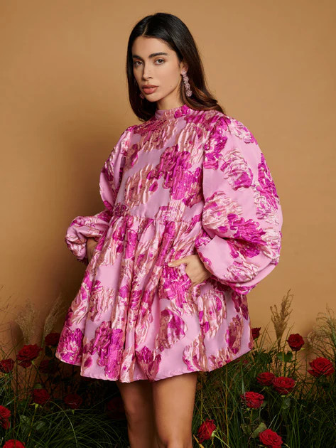 DREAM Tickled Pink Jacquard Dress | Sister Jane (UK)