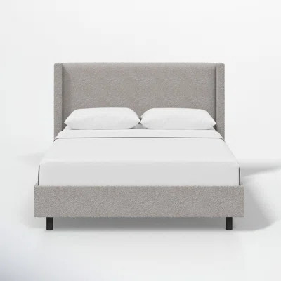 Hanson Upholstered Wingback Platform Bed | Joss & Main