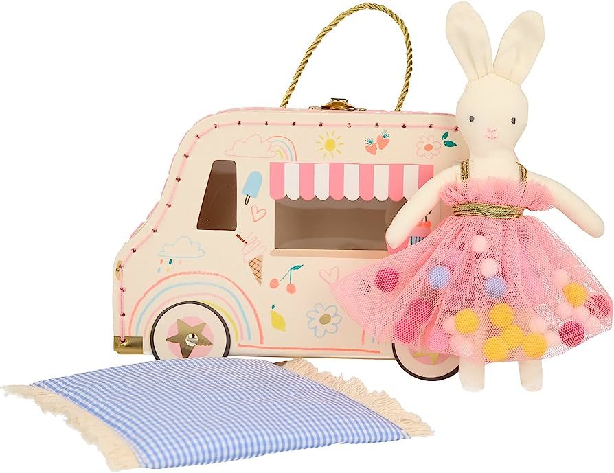 Meri Meri Ice Cream Van Bunny Mini Suitcase Doll (Pack of 1) - Easter | Amazon (US)