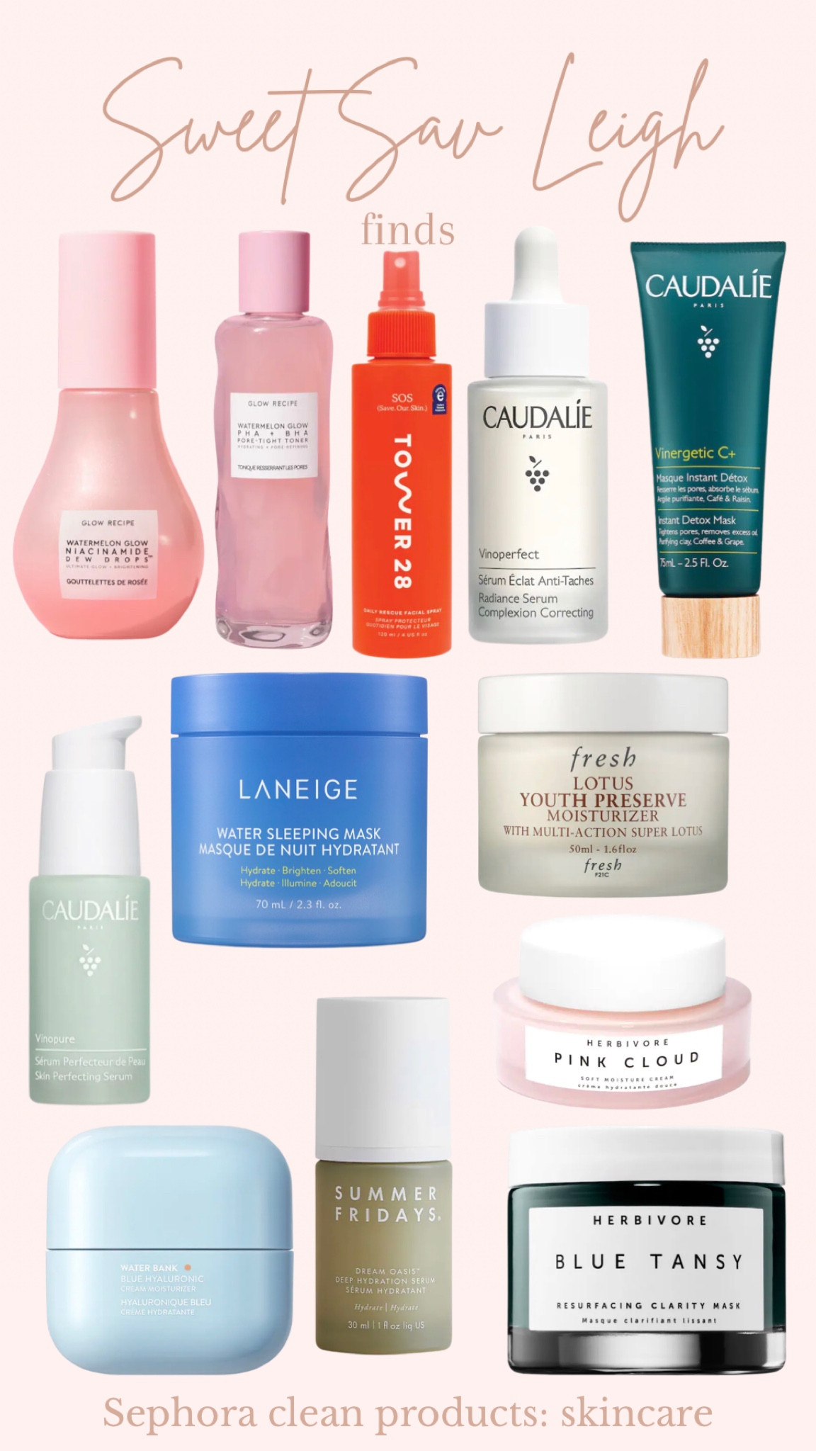 Clean skincare products at Sephora 

#LTKBeautySale #LTKbeauty #LTKFind