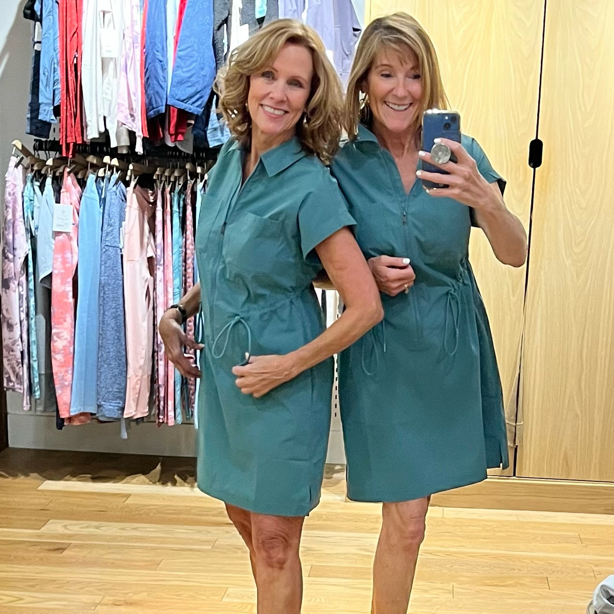 Spring dresses!!! So easy… one and done without having to coordinate your outfit!! The  Topspin dress in Deep Ocean Teal is at the top of the list .. beautiful color… detail and the dress has pockets!!! Yea!!

#springdresses

#LTKFind #LTKSeasonal