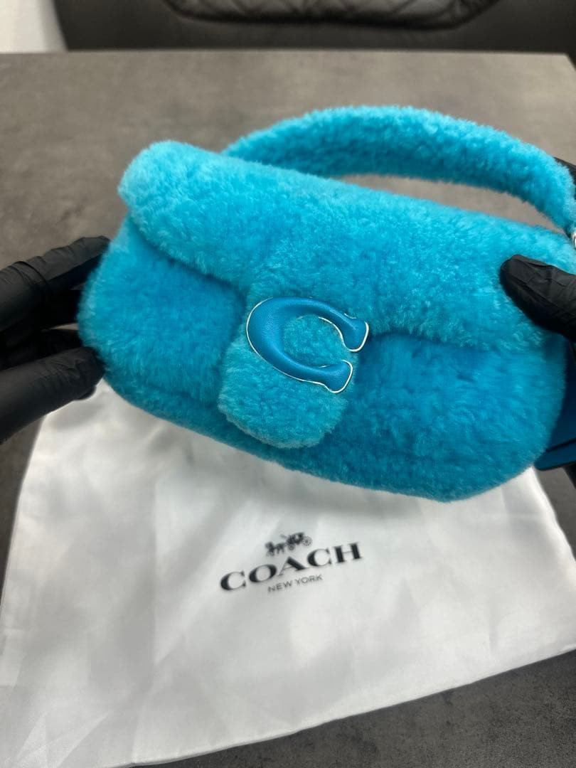 Coach Lil Nas X Tally Shoulder Bag Fur Blue | eBay US