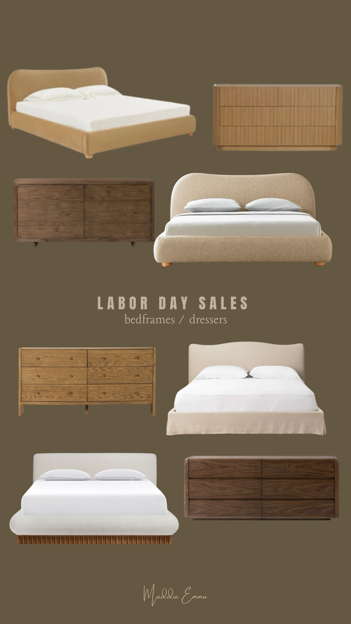 bedframes and dressers - Labor Day sales 

#LTKHome #LTKSaleAlert