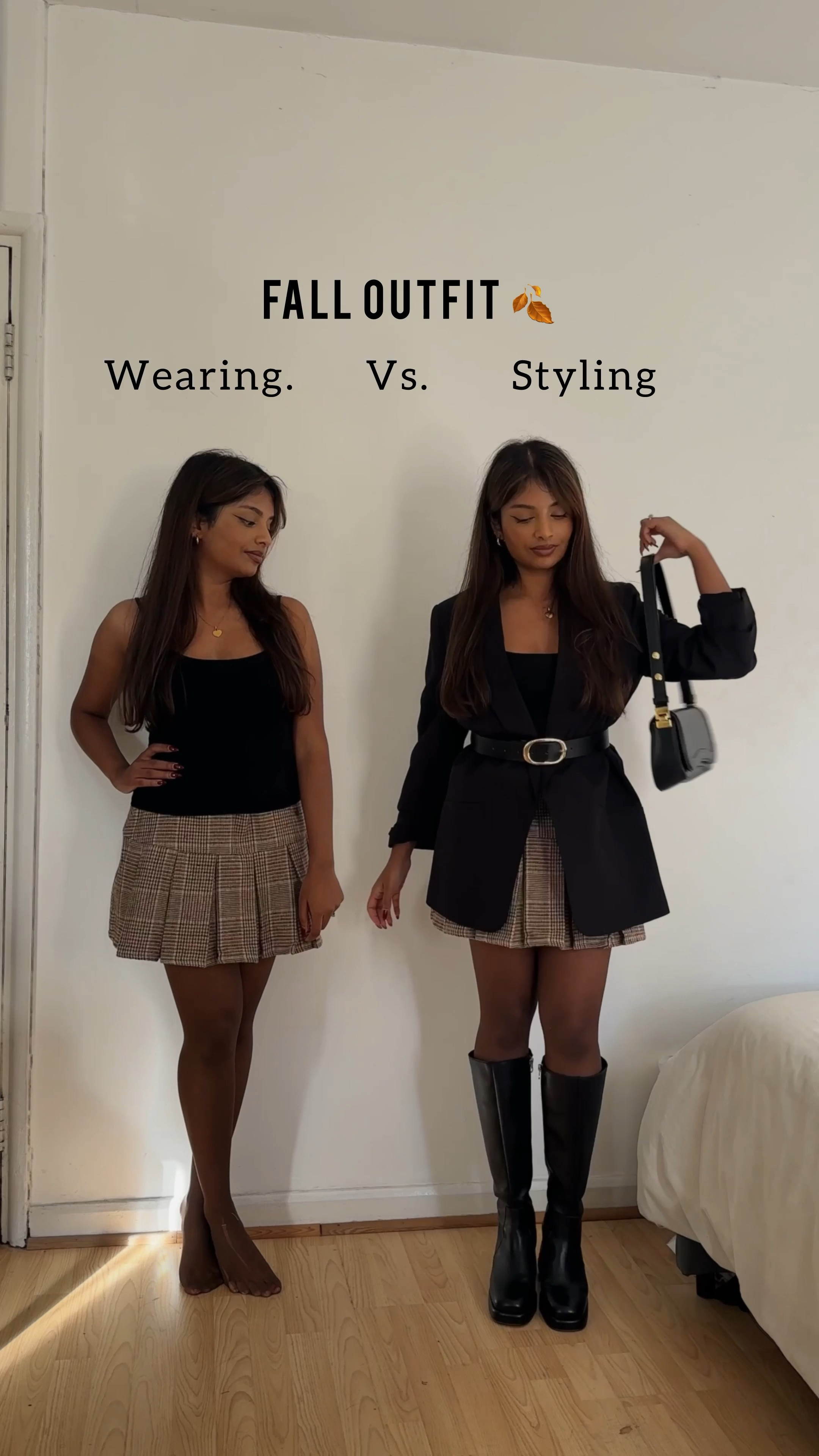 Fall outfit wearing vs styling 🤎
_
#outfitinspiration #outfitoftheday #fallfashion #falloutfits #fallseason #fallstyle #capsulewardrobe #fallaesthetic #autumnfashion #pinterestinspired #pinterestfashion #petitefashion autumn trends 2024, fall fashion trends suede boots, brown suede boots