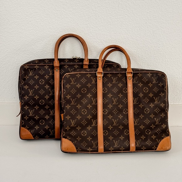 (Set of 2) Vintage Louis Vuitton Monogram Porte Documentaire Voyage Bag | Poshmark