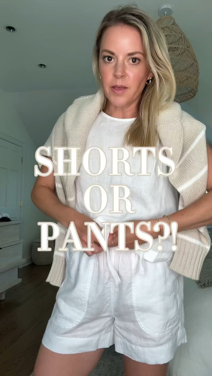 Linen favorites under $50 🤍Easy pieces you can mix, match, and wear on repeat all summer long. Available in several styles and colors, these affordable staples make it easy to build countless outfits for everything from beach days to dinner plans.
-small tank
-small shorts + pants, I’m 5’5
-I size up 1 to a medium in sweater
-sandals, tts, but size up if you’re a ½ size 

@Quince #QuincePartner

#LTKmomlife #LTKdayinmylife