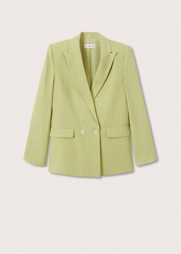Double-breasted suit blazer | MANGO (US)