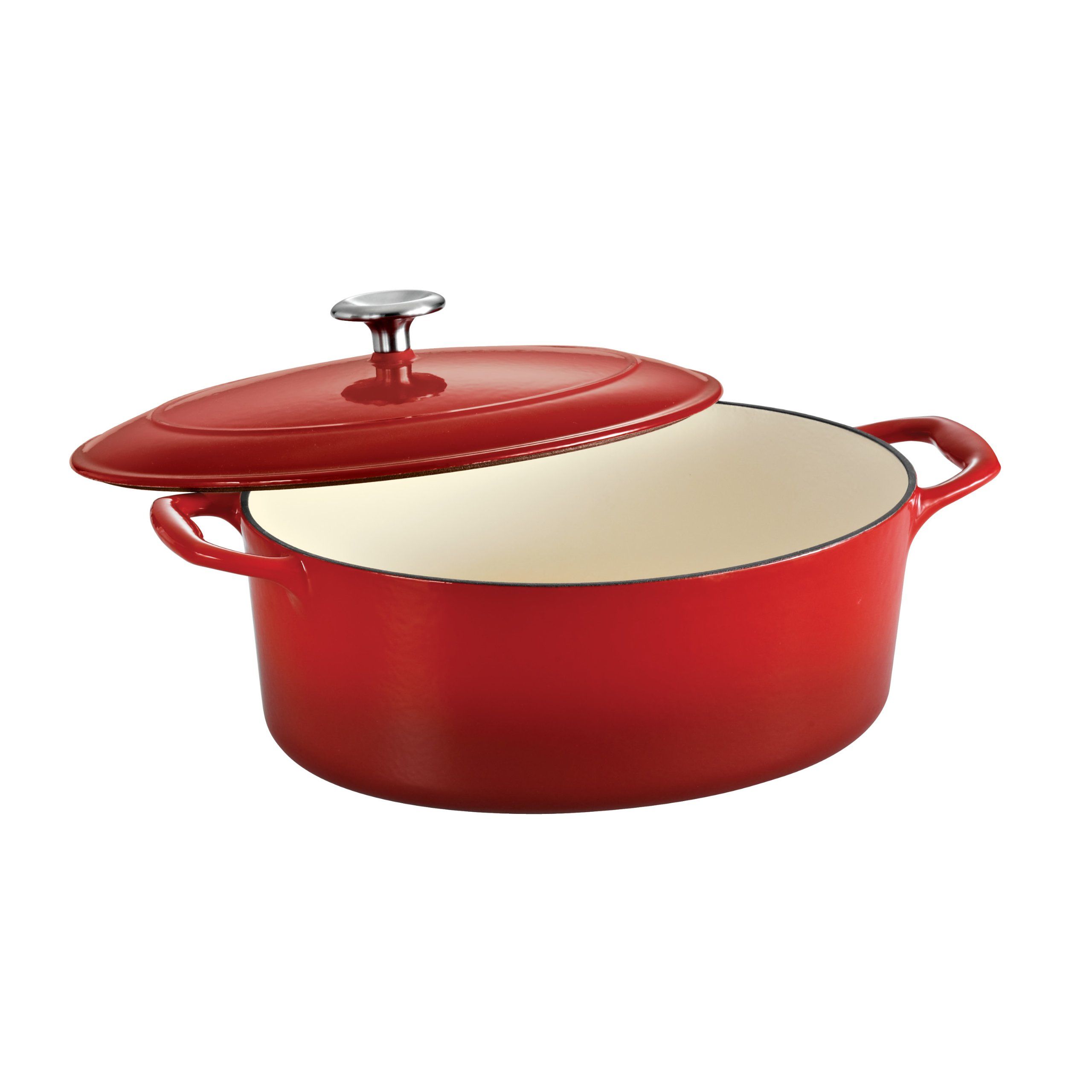 Tramontina Enameled Cast Iron Covered Dutch Oven 5.5-Quart Gradated Red, 80131/051DS | Amazon (US)