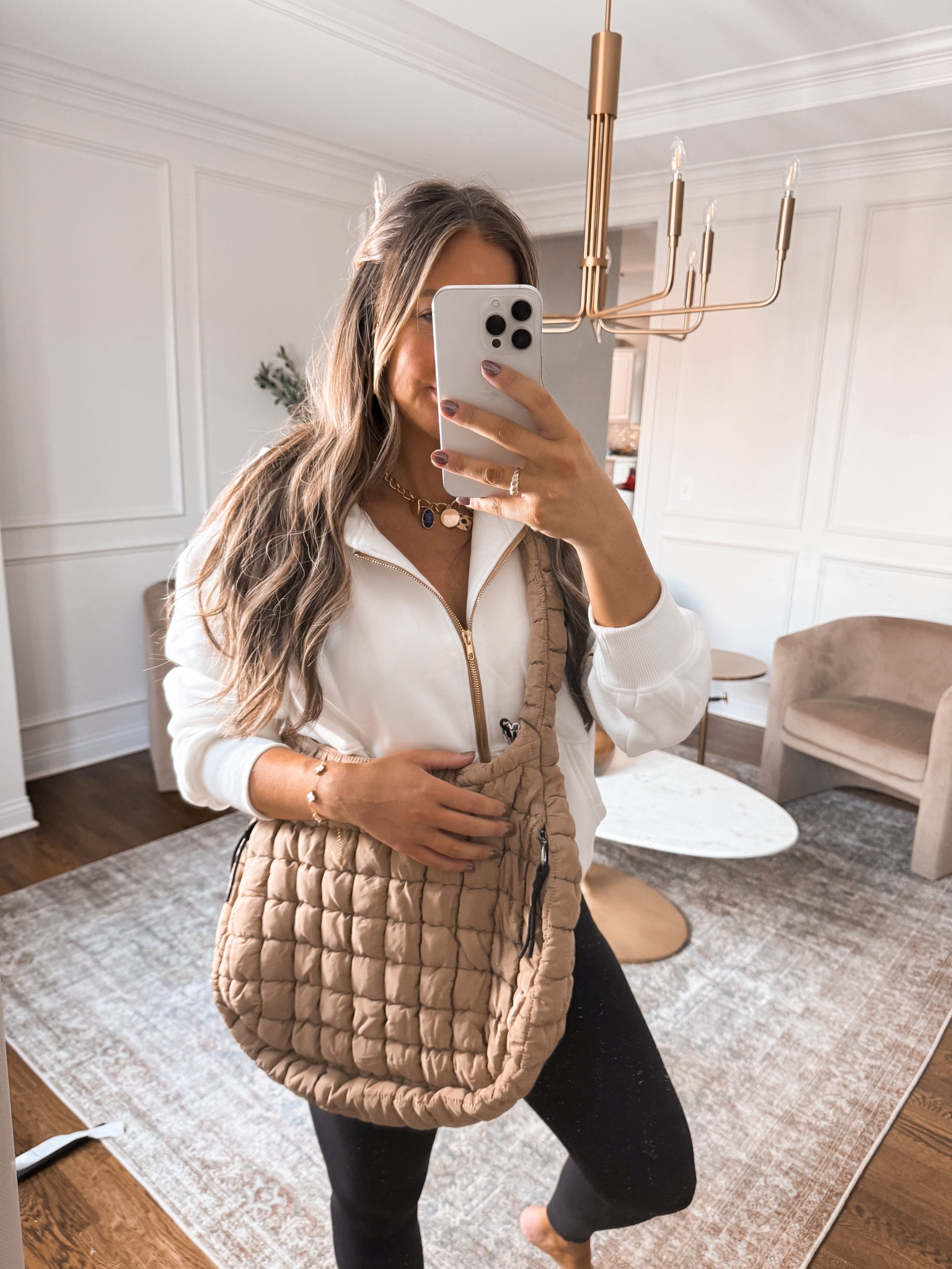 Amazon zipup sweatshirt with gold zipper detail perfect casual fall outfit! And the best every day bag. 

Wearing a medium 



#LTKFindsUnder50 #LTKStyleTip #LTKSeasonal