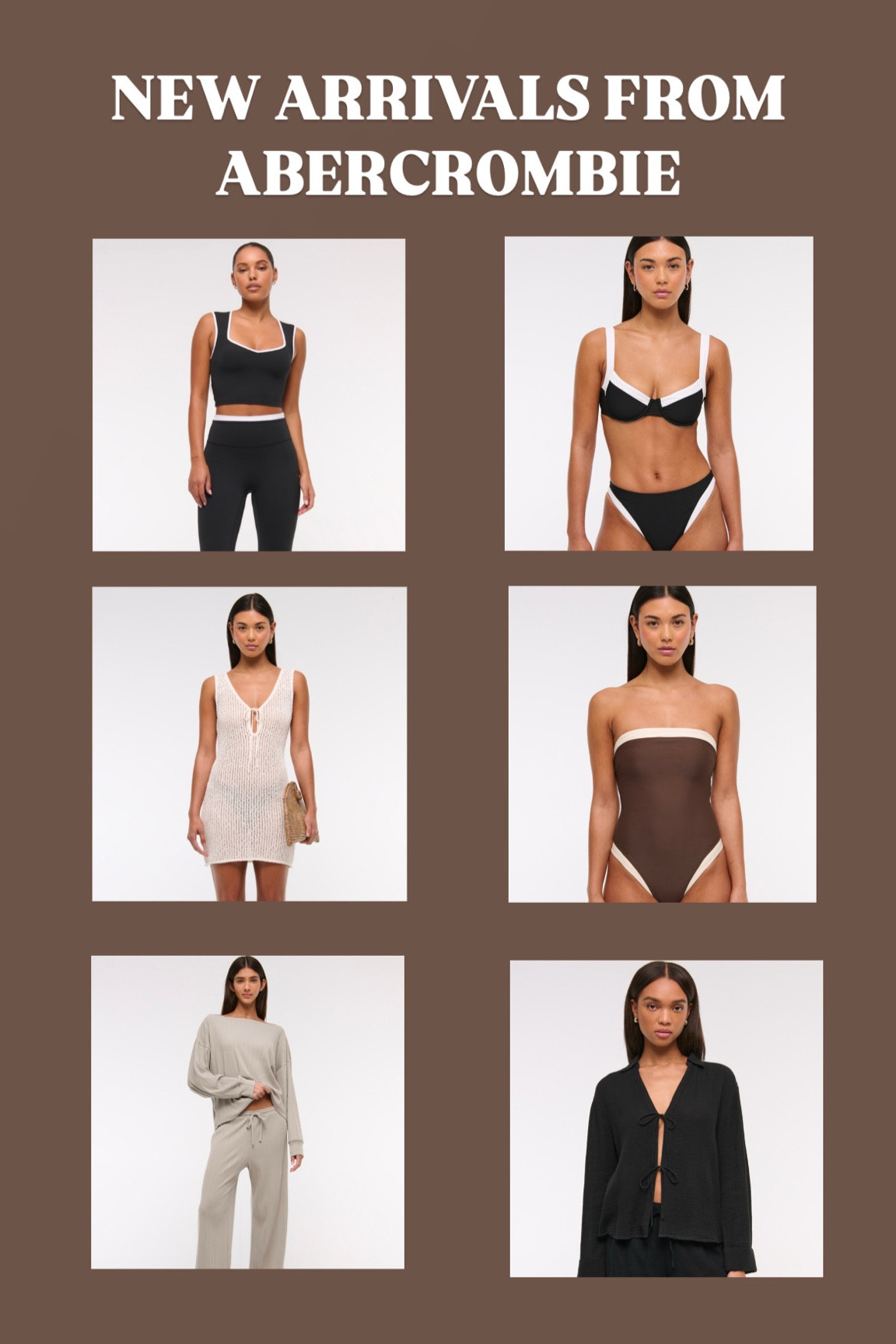 NEW arrivals from Abercrombie are already in my cart 🤎

#LTKGiftGuide #LTKSwim #LTKStyleTip