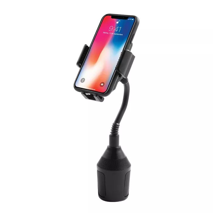 Insten Gooseneck Car Cup Cell Phone Holder Universal Mount Compatible with iPhone 12/12 Pro Max/M... | Target