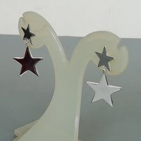 Star Ear Danglers | Sterling Silver Ear Celestial Jewelry Earrings Silver Gift Gift Estcc | Etsy (US)