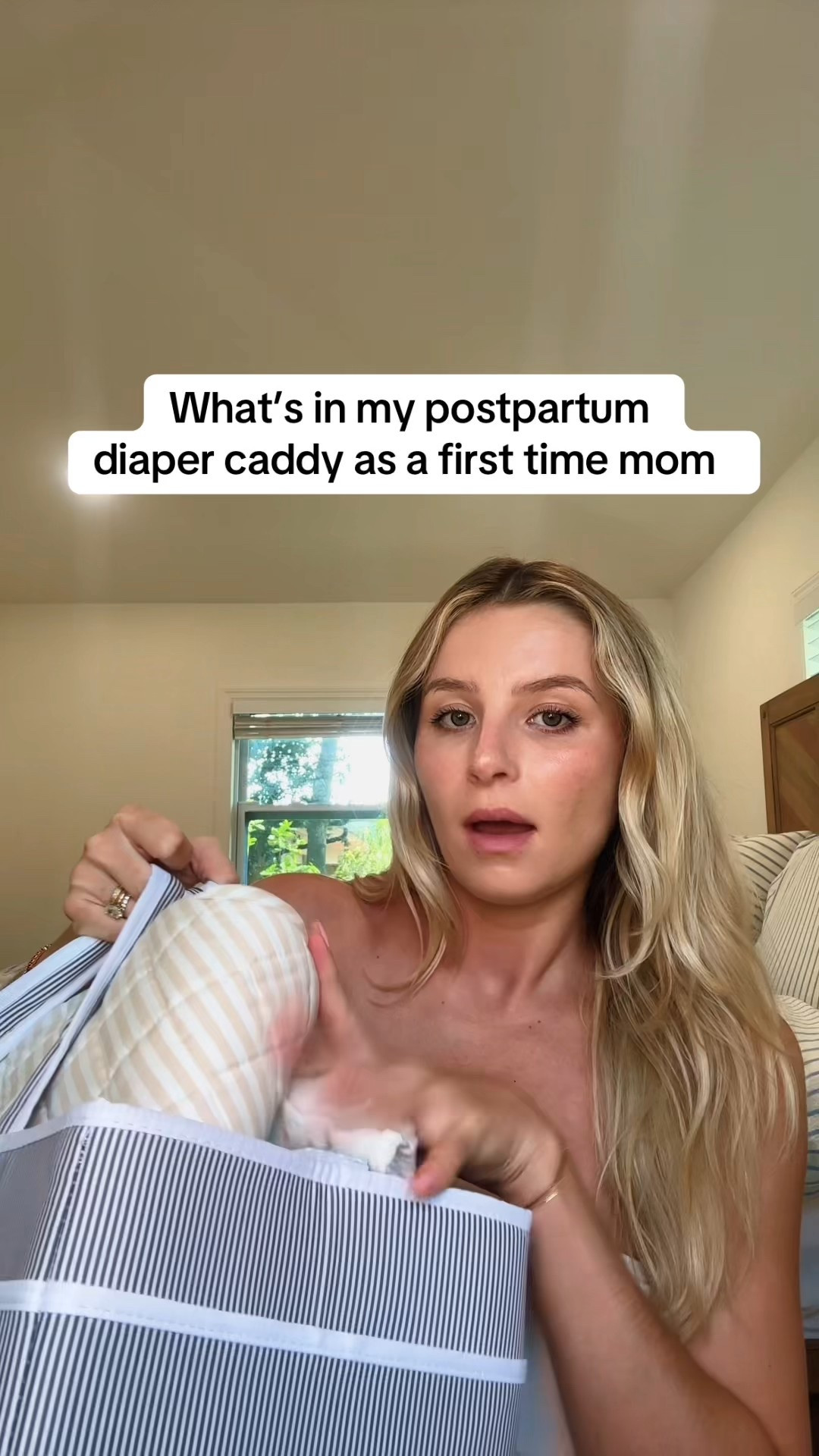 Everything you need in your diaper caddy on your nightstand as a first time mom! 

#LTKBaby #LTKKids #LTKBump