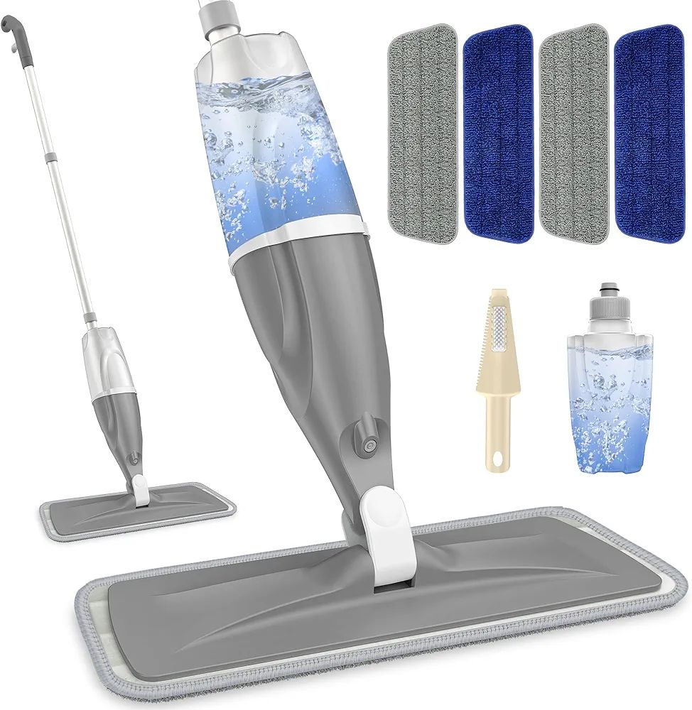 Amazon.com: Spray Mops for Floor Cleaning Microfiber Floor Mop for Hardwood Floors Wet Dust Mop F... | Amazon (US)