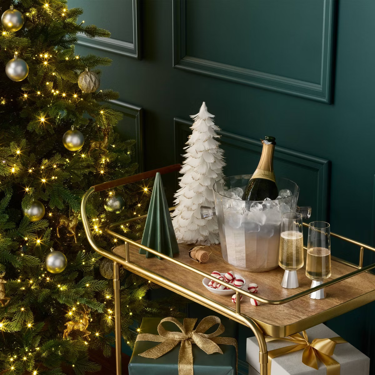 Green Faceted Tree - Threshold™ | Target