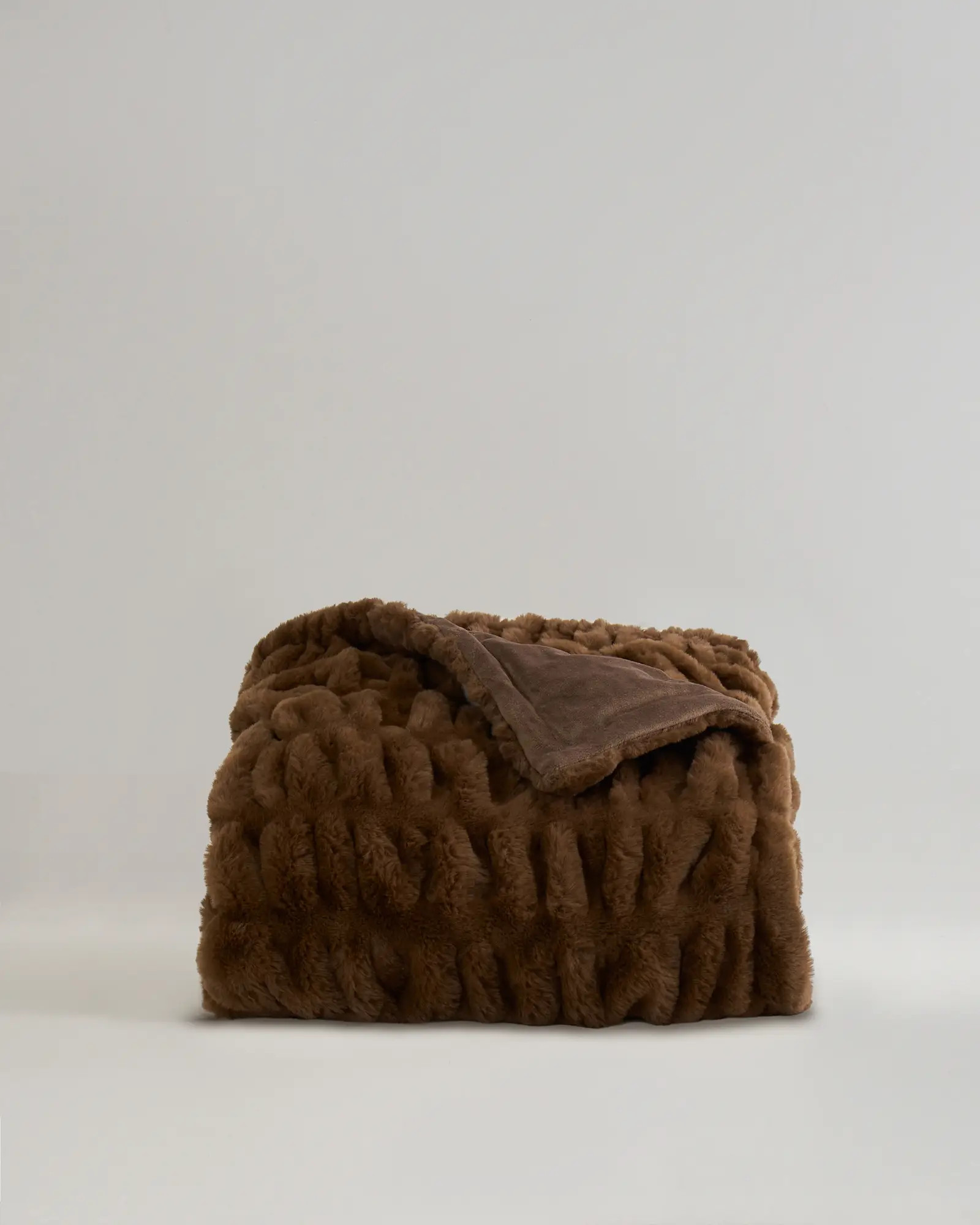 Textured Faux Fur Throw | Quince