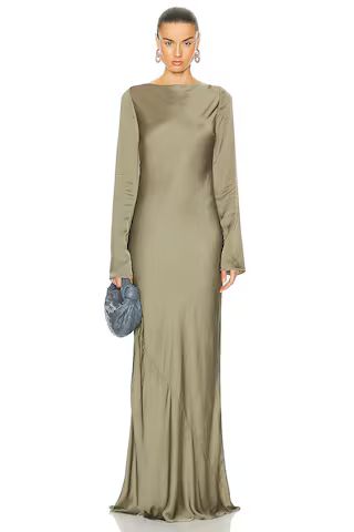 by Marianna Benita Gown in Dark Sage Green | Revolve Clothing (Global)