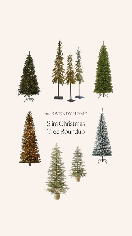 Slim Christmas tree roundups. Christmas trees. Christmas decor. Tree roundups  

#LTKhome #LTKSeasonal #LTKHoliday
