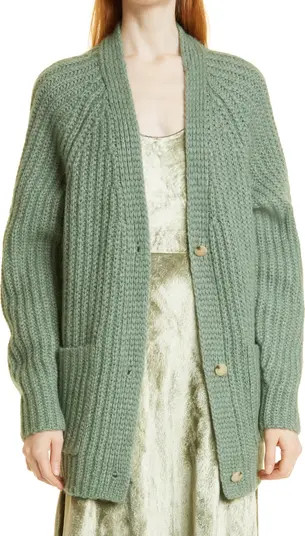 Vince Rib Alpaca & Wool Cardigan | Nordstrom | Nordstrom