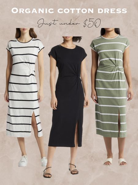 Twist Waist Organic Cotton Midi T-
Shirt Dress - Caslon brand at Nordstrom -  $49.50




Organic cotton dress, spring dress, casual dress, Nordstrom dress 

#LTKtravel #LTKSeasonal #LTKfindsunder50