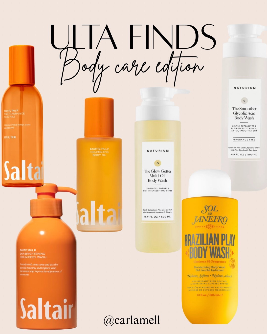 Ulta Finds: Body Care Edition.

I am loving these body washes by Naturium! The body oil by Saltair smells amazing and leaves my skin feeling so soft  

#LTKFindsUnder50 #LTKBeauty #LTKOver40