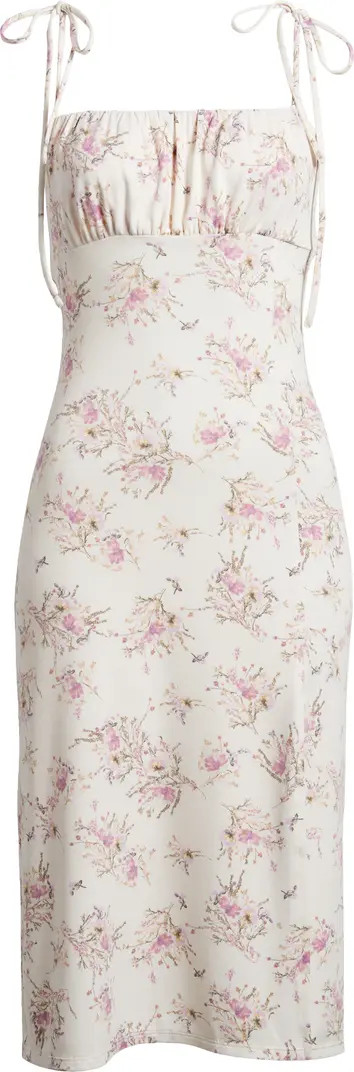 All in Favor Floral Print Bow Strap Sundress | Nordstrom | Nordstrom