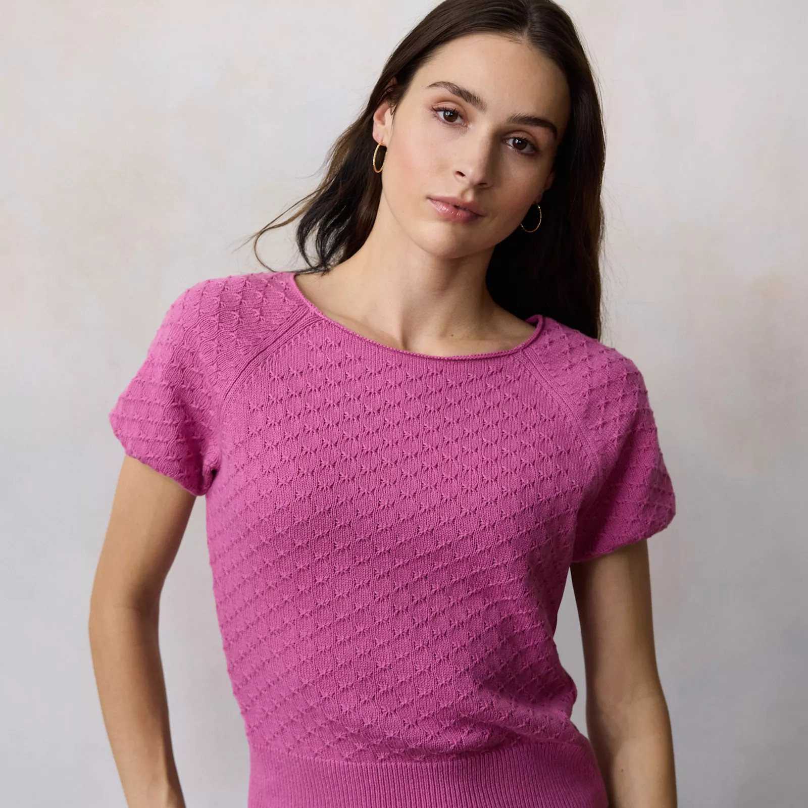 Women's LC Lauren Conrad Raglan Sweater T-Shirt | Kohl's