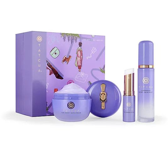 TATCHA Jumbo Dewy Skin Cream w/ Serum Stick & Dewy Mist 3pc Set - QVC.com | QVC