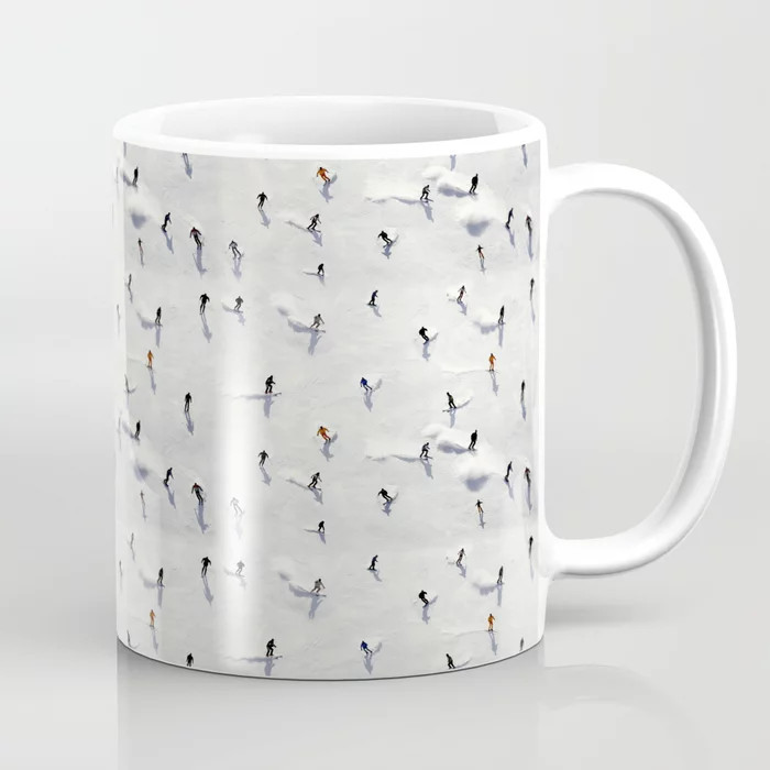Crowd of Skiers - Ski Passion Coffee Mug | Society6