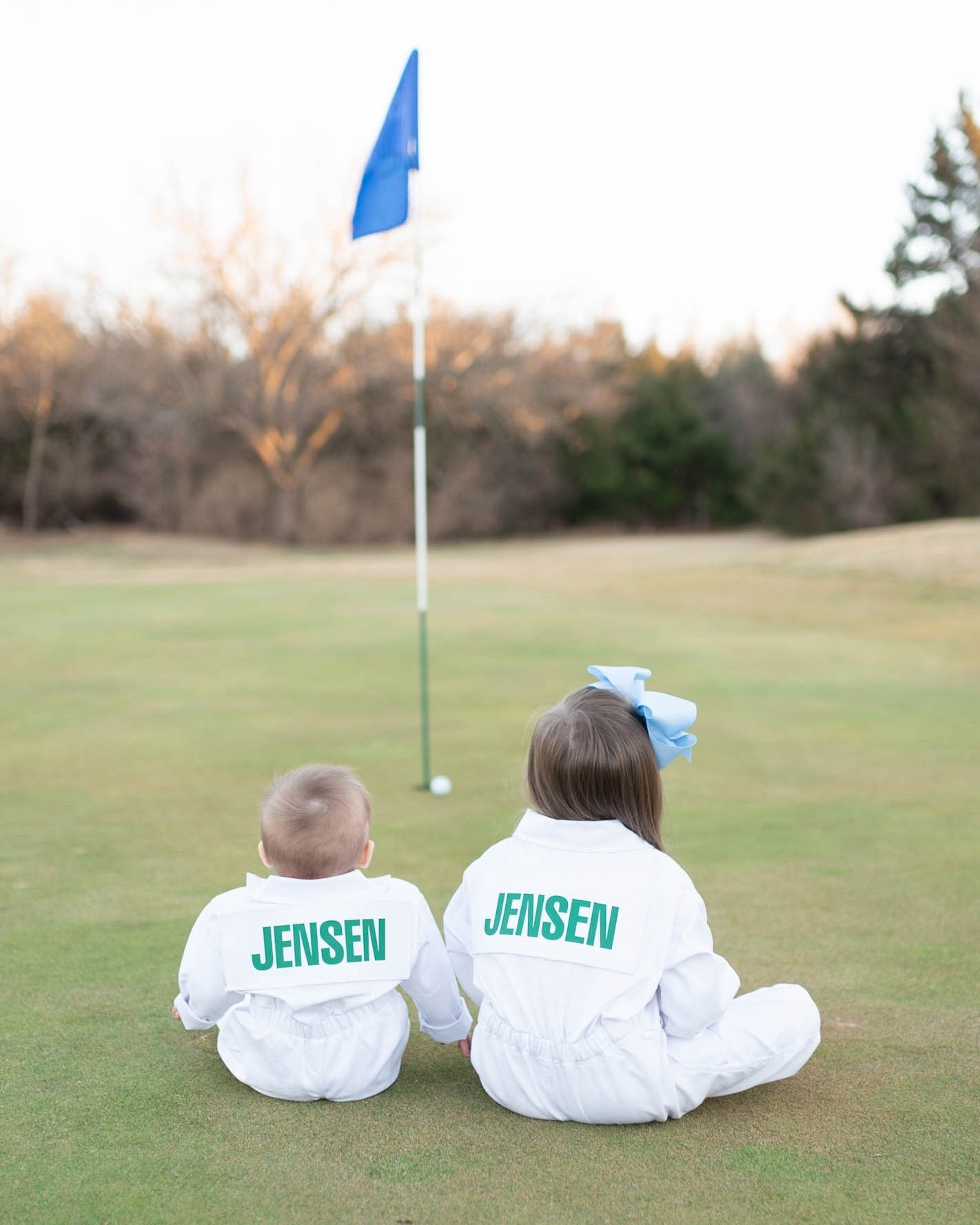 Caddy outfits for the kids! The Masters! Kids golf party! 