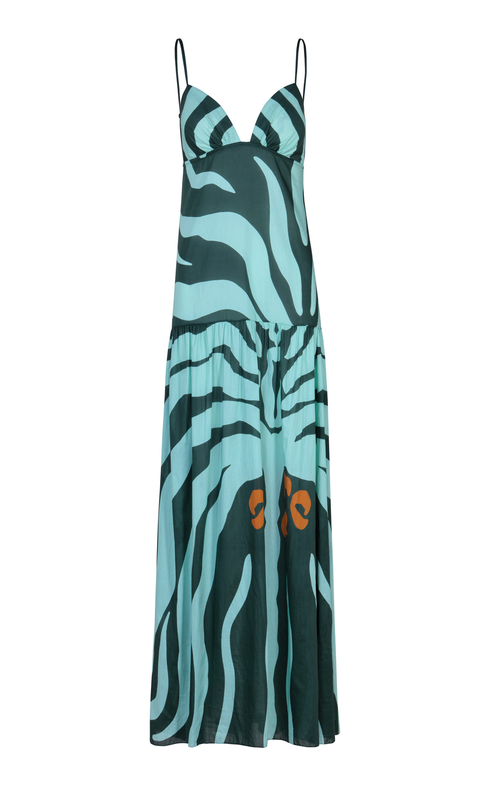Johanna Ortiz - Zea Palm Cotton Maxi Dress - Multi - US 10 - Moda Operandi | Moda Operandi (Global)
