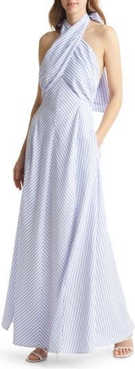 Stripe Halter Maxi Dress - Vici Dress | Nordstrom