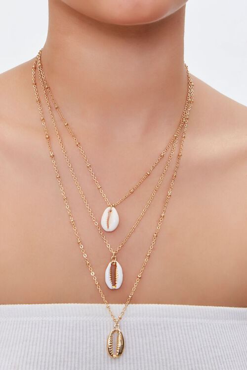 Cowrie Shell Layered Necklace | Forever 21 (US)