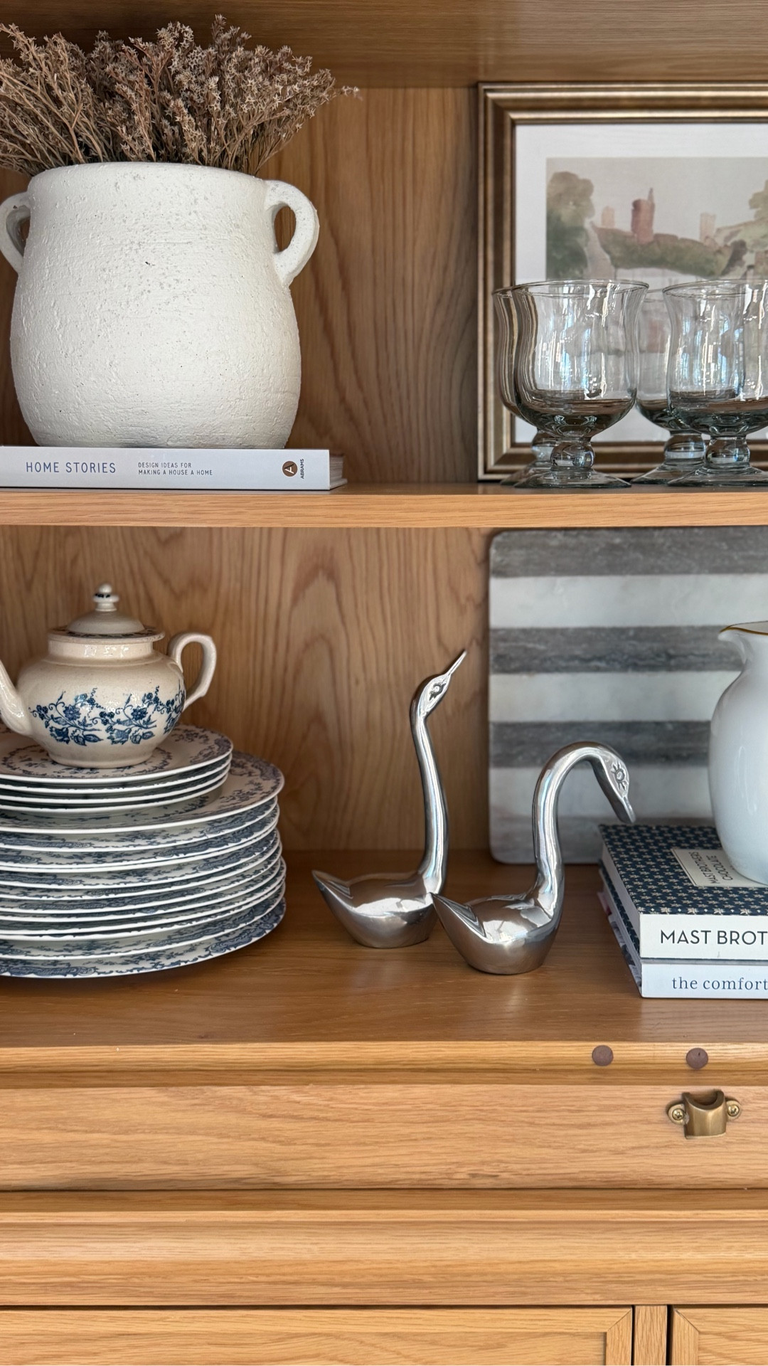 Such a see addition to my kitchen cabinet. These silver swans are a steal!

#LTKHome #LTKSeasonal
