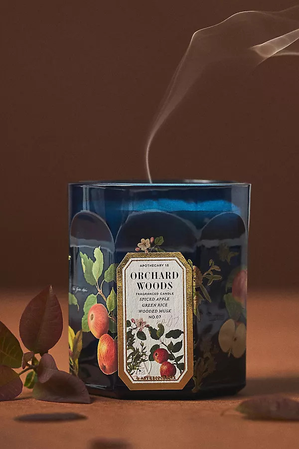 Apothecary 18 Spice Orchard Woods Glass Candle | Anthropologie (US)