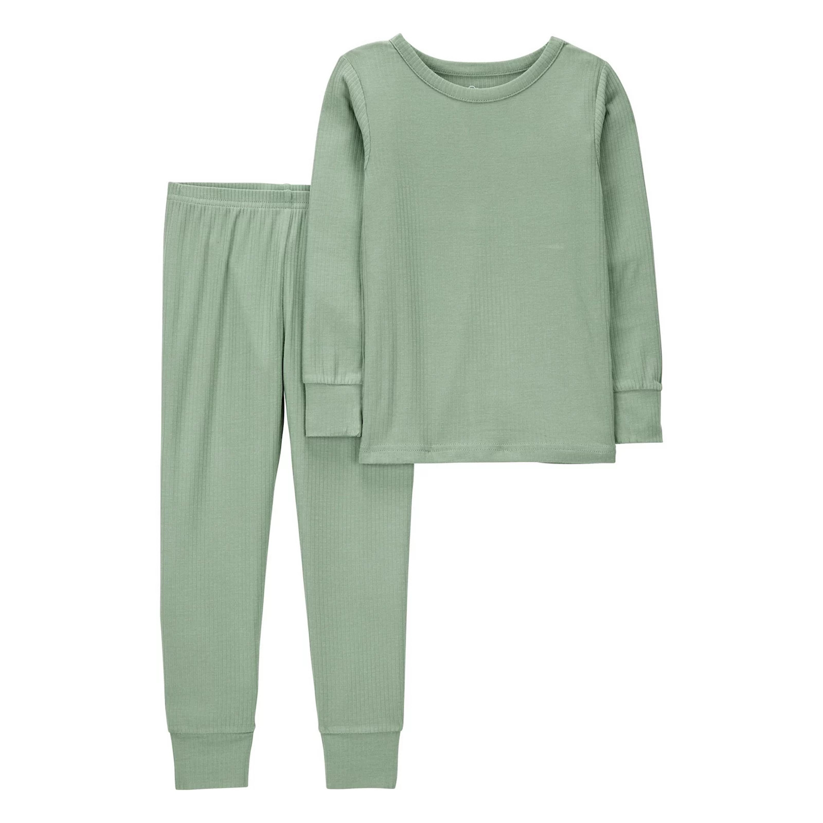Toddler Carter's 2-Piece PurelySoft Pajama Top & Pajama Pants Set, Toddler Unisex, Size: 2T, Green | Kohl's