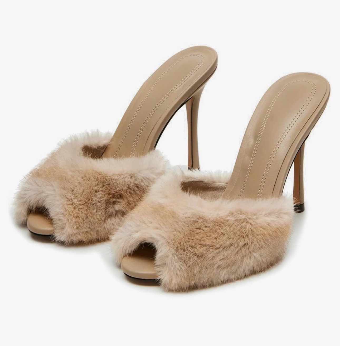 Fur mules 

#LTKootd