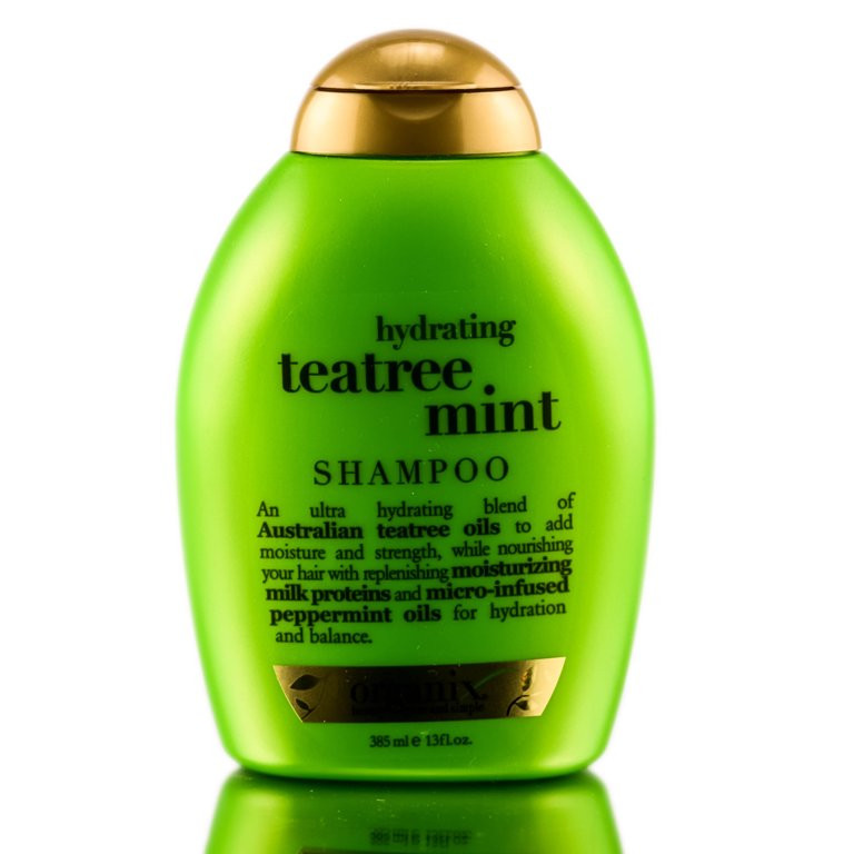 OGX Hydrating + Tea Tree Mint Nourishing & Invigorating Daily Shampoo with Peppermint Oil & Milk ... | Walmart (US)