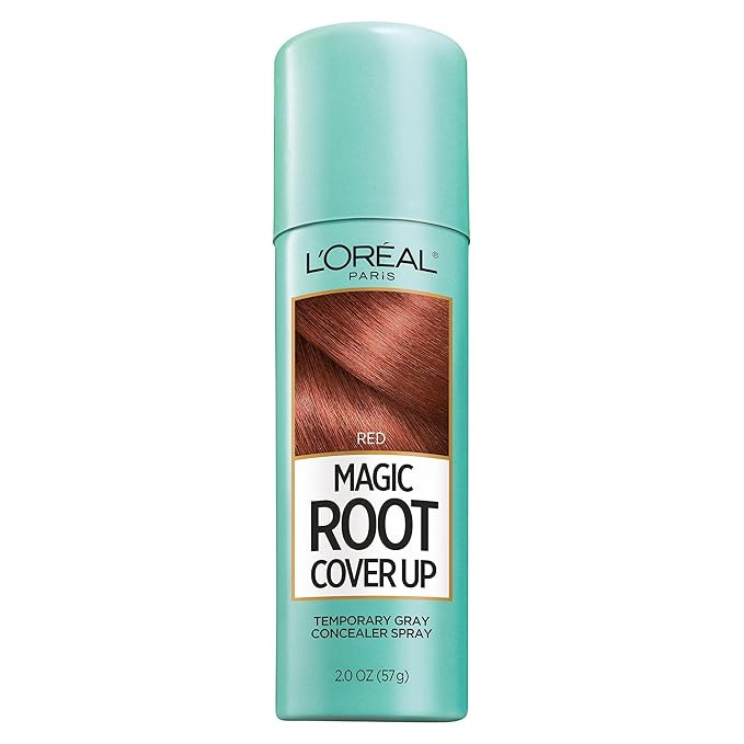 L'Oreal Paris Magic Root Cover Up Gray Concealer Spray Red 2 oz.(Packaging May Vary) | Amazon (US)