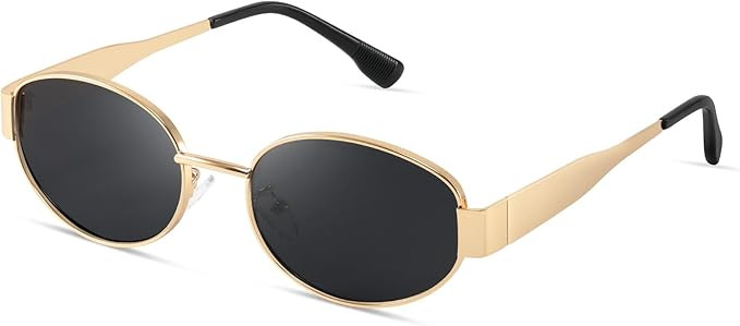 Women's Retro Sunglasses - Classic Trendy Polarized Sun Glasses UV400 Protection Fashion Eyewear | Amazon (US)