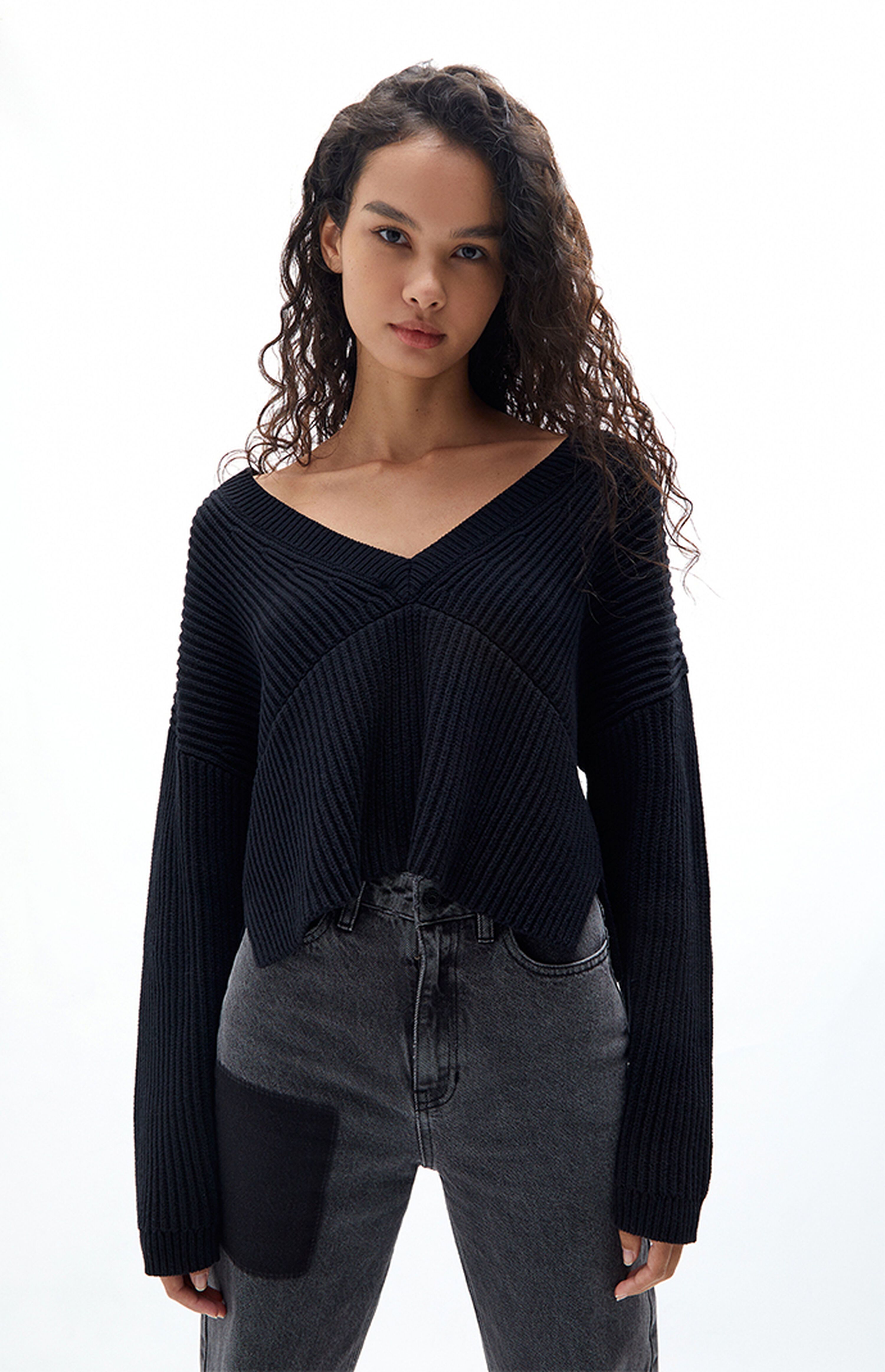 LA Hearts Cropped Side Slit Sweater | PacSun | PacSun