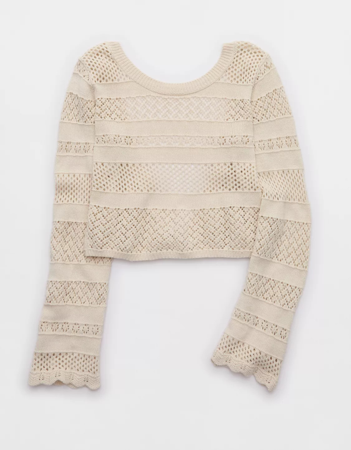 Aerie Reversible Crochet Wrap Sweater | Aerie
