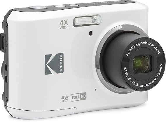 Kodak PIXPRO Friendly Zoom FZ45-WH 16MP Digital Camera with 4X Optical Zoom 27mm Wide Angle and 2... | Amazon (US)