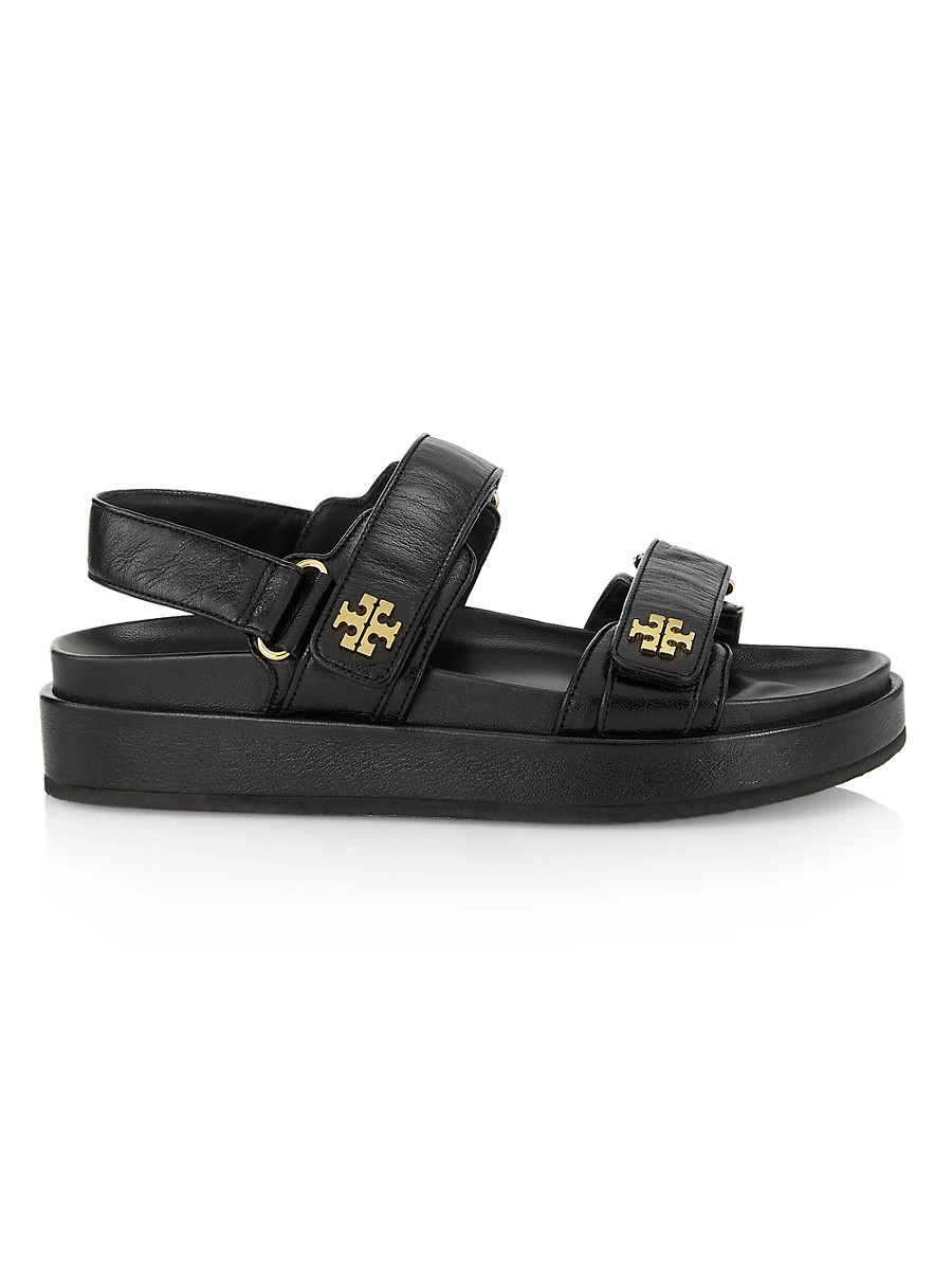 Women's Kira Sport Leather Sandals - Black - Size 9.5 | Saks Fifth Avenue