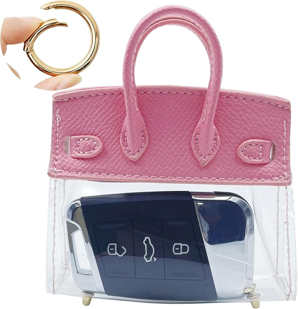 Cute Bag Charms for Women Preppy Mini Creative Backpack Handbag Designer Car Keychain Car Accesso... | Amazon (US)